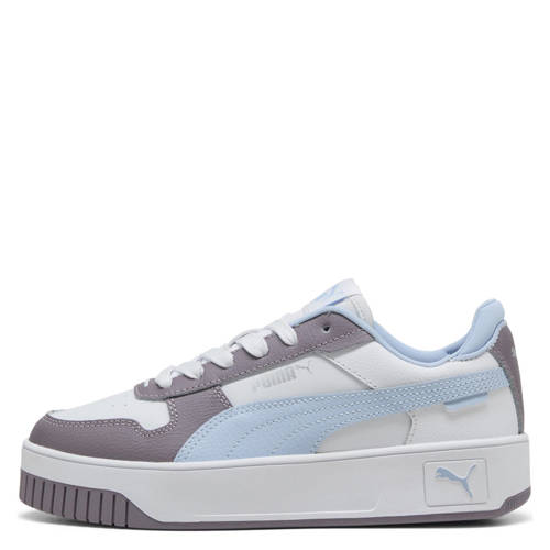 Puma Carina Street sneakers blauw/wit Meisjes Leer Meerkleurig - maat 38 afbeelding