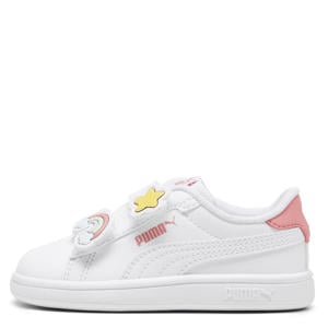 Smash 3.0 Badges sneakers wit/roze