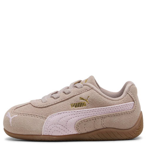 Puma Speedcat OG sneakers zand/lichtroze Beige Jongens/Meisjes Suede Meerkleurig - maat 23 afbeelding