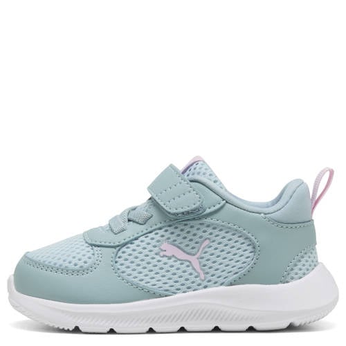 Puma Fun Racer 2 sneakers lichtblauw/lichtroze Jongens/Meisjes Imitatieleer - maat 25 afbeelding