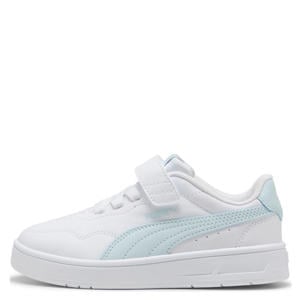 Court Lally sneakers wit/lichtblauw