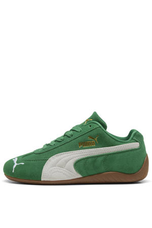 Speedcat OG suede sneakers groen/wit