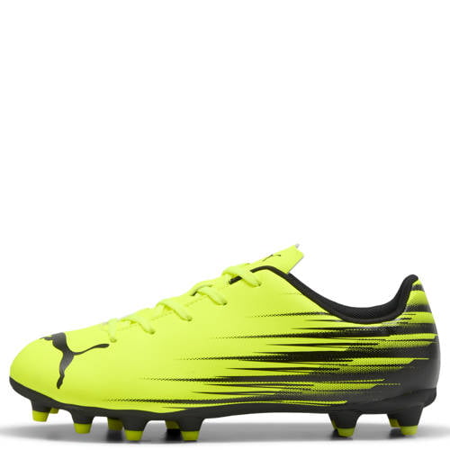 Puma Attacanto II junor voetbalschoenen geel/zwart Jongens/Meisjes Imitatieleer - maat 36 afbeelding