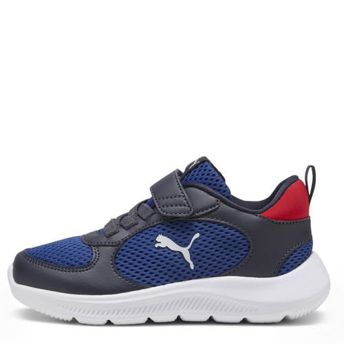 Puma Fun Racer 2 sneakers donkerblauw Jongens/Meisjes Mesh Meerkleurig - maat 33 afbeelding