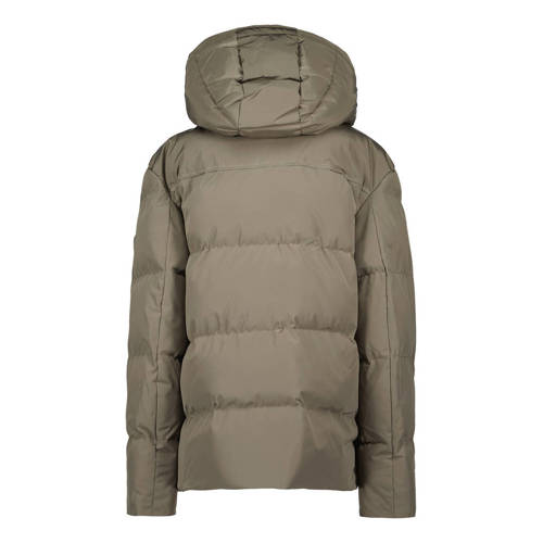 Airforce gewatteerde jas donkerblauw Jongens Polyester Capuchon Effen - maat 164 afbeelding