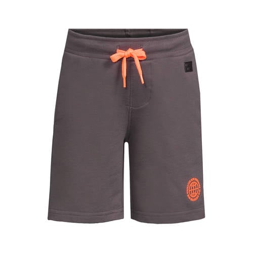 Orange Stars sweatshort grijs Korte broek Printopdruk - maat 134/140 afbeelding