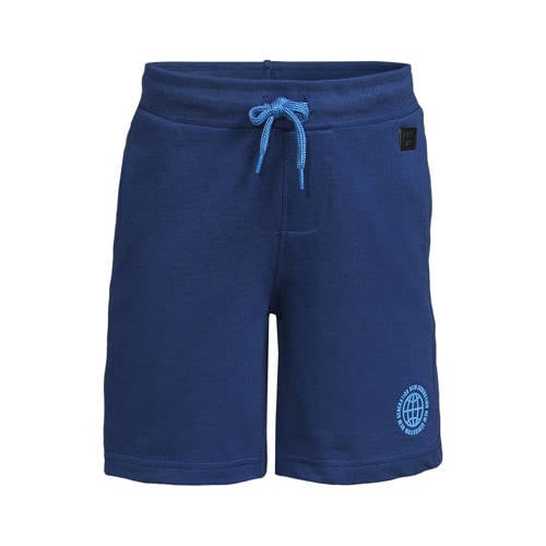 Orange Stars sweatshort donkerblauw Korte broek Printopdruk - maat 158/164 afbeelding