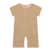 Noppies baby gebloemde A-lijn jumpsuit lichtbruin