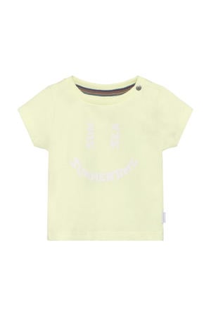 T-shirt lichtgeel