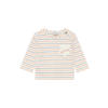 Noppies baby gestreepte longsleeve ecru