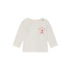 Noppies baby longsleeve met backprint wit
