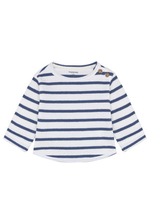 gestreepte longsleeve blauw