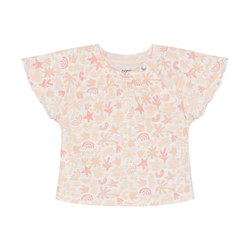 Noppies baby T-shirt roze Meisjes Katoen Ronde hals All over print - maat 92 afbeelding