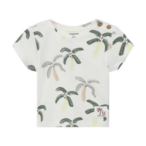 Noppies baby T-shirt wit Jongens Stretchkatoen Ronde hals All over print - maat 92 afbeelding