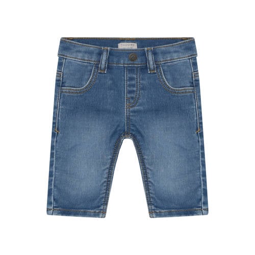 Noppies baby straight leg jeans medium blue denim Blauw Jongens Stretchdenim