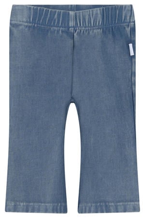 flared jeans medium blue denim