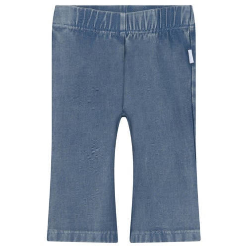 Noppies baby flared jeans medium blue denim Blauw Effen - maat 56 afbeelding