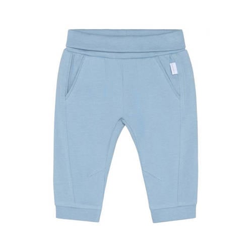 Noppies baby regular joggingbroek blauw Jongens Stretchkatoen Effen