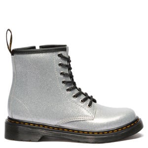 1460 Nebula leren veterboots glitter zilver