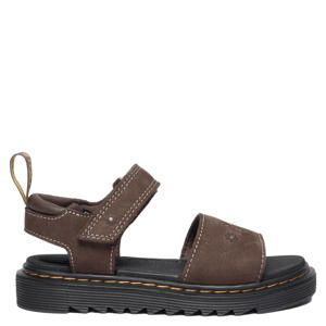 Schoolkind nubuck sandalen bruin