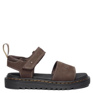 Schoolkind nubuck sandalen bruin