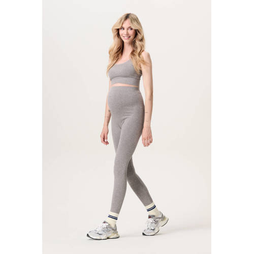 Noppies maternity sportlegging sportlegging sportbroek grijs Dames Polyamide - maat 42-44 afbeelding
