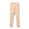 Wheat gebloemde legging oranje rib gebreid