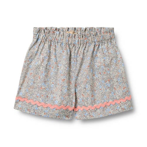 Wheat regular waist gebloemde casual short beige Korte broek Meisjes Katoen - maat 116 afbeelding