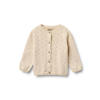Wheat vest fijn gebreid lichtbeige