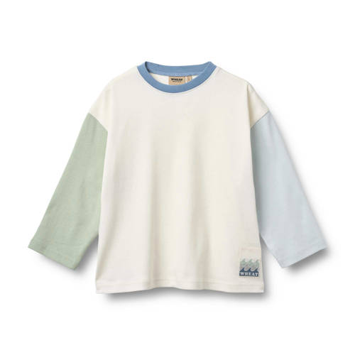Wheat longsleeve ecru Jongens Katoen Ronde hals Meerkleurig - maat 92 afbeelding