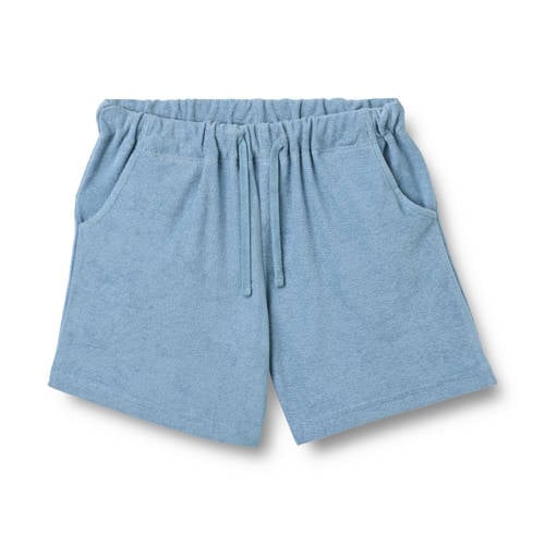Wheat casual short blauw met textuur Korte broek Jongens Badstof Effen - maat 122 afbeelding