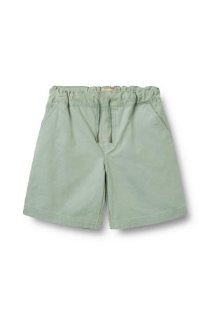 regular waist casual short groen