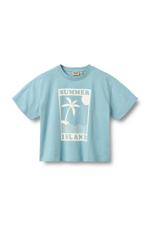 T-shirt lichtblauw
