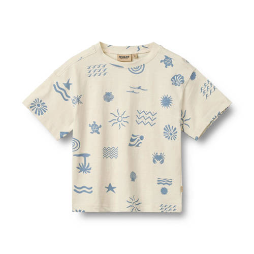 Wheat T-shirt ecru Jongens Stretchkatoen Ronde hals All over print - maat 98 afbeelding
