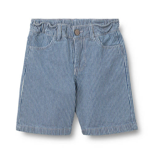 Wheat denim gestreepte short blauw Korte broek Streep - maat 110 afbeelding
