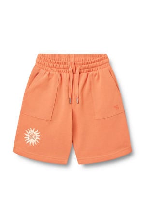 regular waist sweatshort oranje