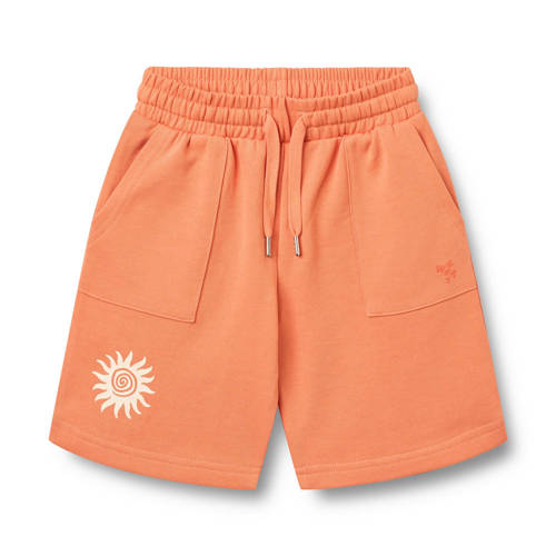 Wheat regular waist sweatshort oranje Korte broek Effen - maat 92 afbeelding