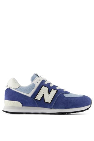 574 sneakers kobaltblauw/ecru