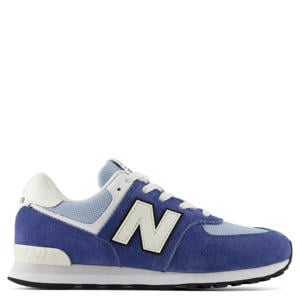 574 sneakers kobaltblauw/ecru