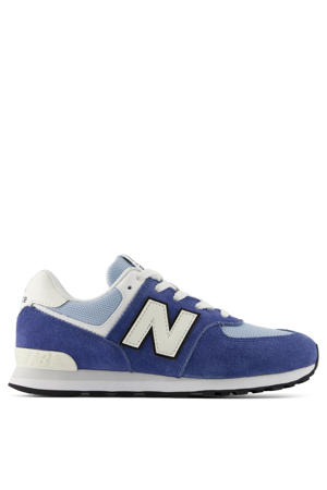 574 sneakers kobaltblauw/ecru