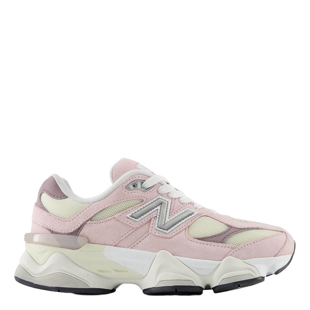 Lichtroze en roze jongens en meisjes New Balance 9060 Lace sneakers van mesh-pu/voering: mesh/voetbed: eva met veters