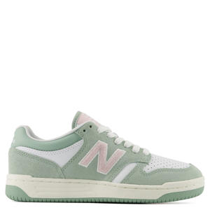 480 suède sneakers mintgroen/wit