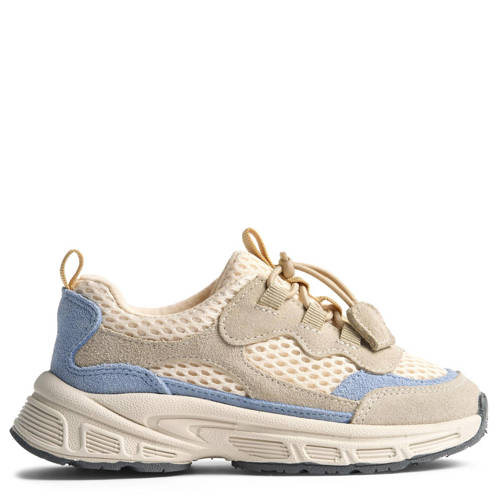 Wheat suède sneakers beige/blauw - maat 25 | Sneaker van Wheat afbeelding