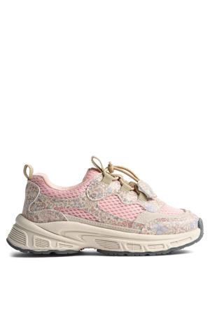 suède sneakers roze