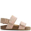 Wheat suède sandalen lichtroze