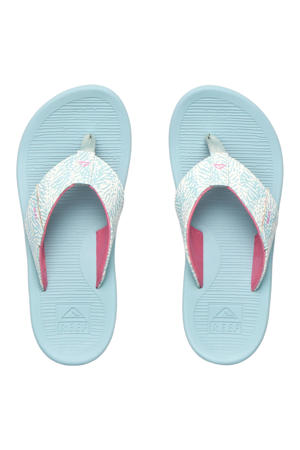 kids Santa Ana slippers blauw/wit