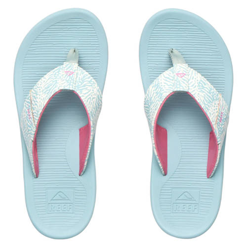 Reef kids Santa Ana slippers blauw/wit Meisjes Rubber - maat 32 afbeelding