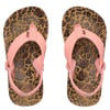 Reef teenslippers met hielbandje panterprint/roze