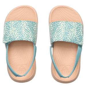 slippers blauw/koraal