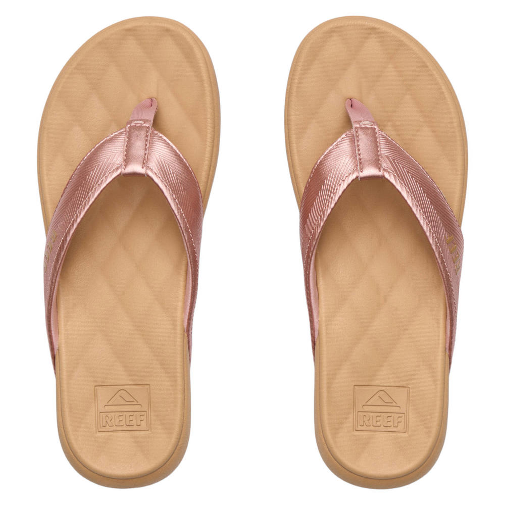 Roze meisjes Reef teenslippers van 99% rubber plastic/1% textiel